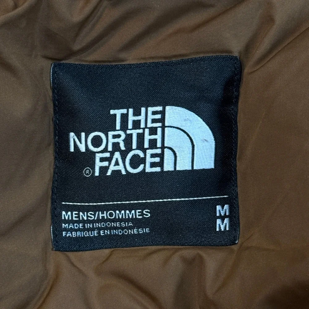 The North Face McMurdo Parka Mens Medium Grey Black Down Fur Hood Jacket